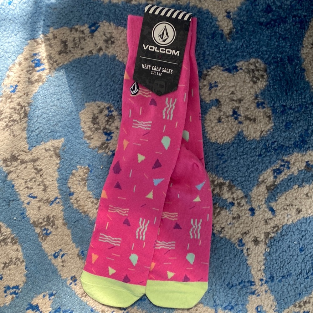 Volcom Pink Socks